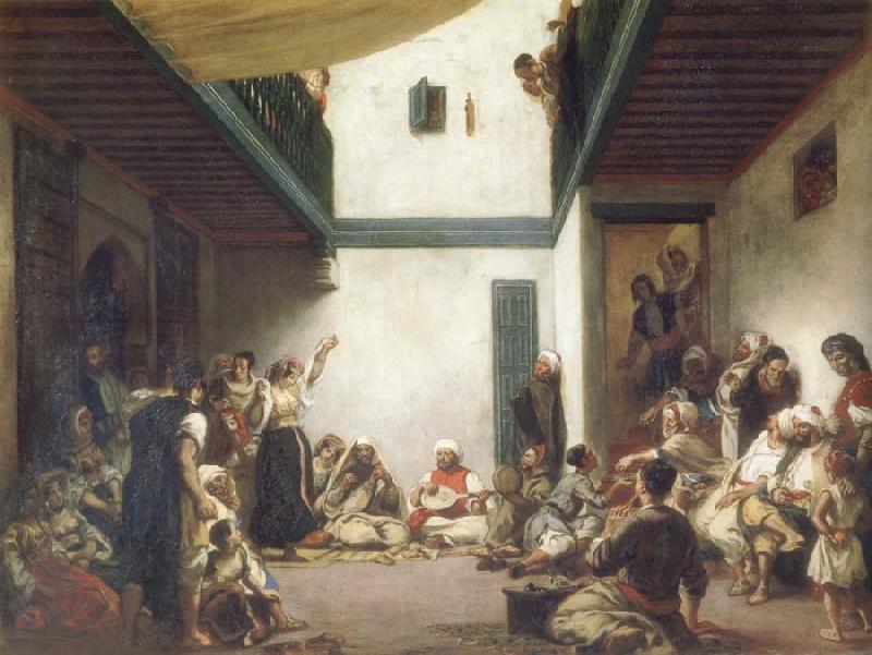 Eugene Delacroix Jewish Wedding in Morocco